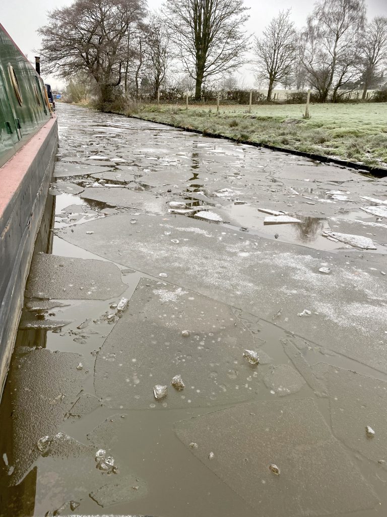 Ice at Endon, 12th December 2022