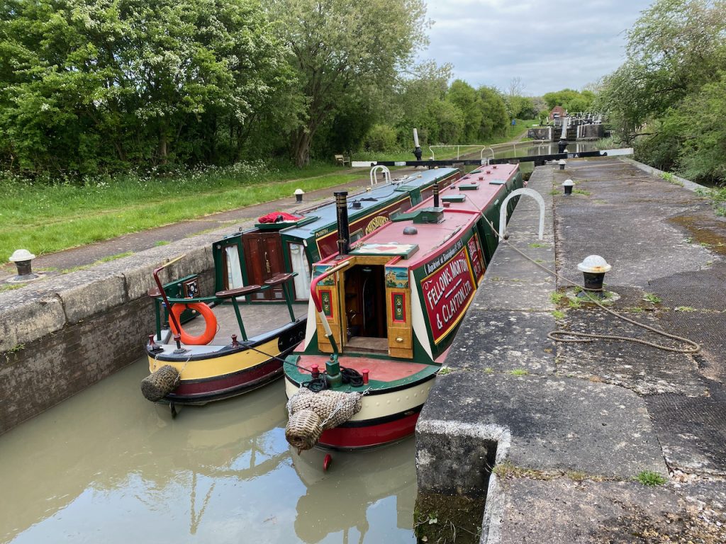 Bream and Chisbury breasted up