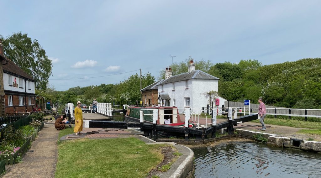Jane and Steve with Bream at Fenny Stratford Lock